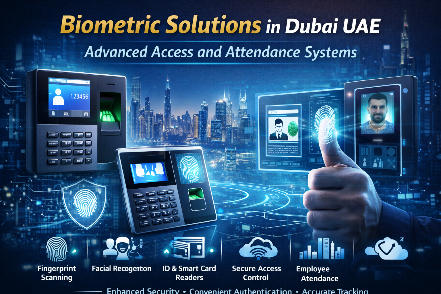 Biometric Solutions in Dubai UAE: Advanced Access and Attendance Systems